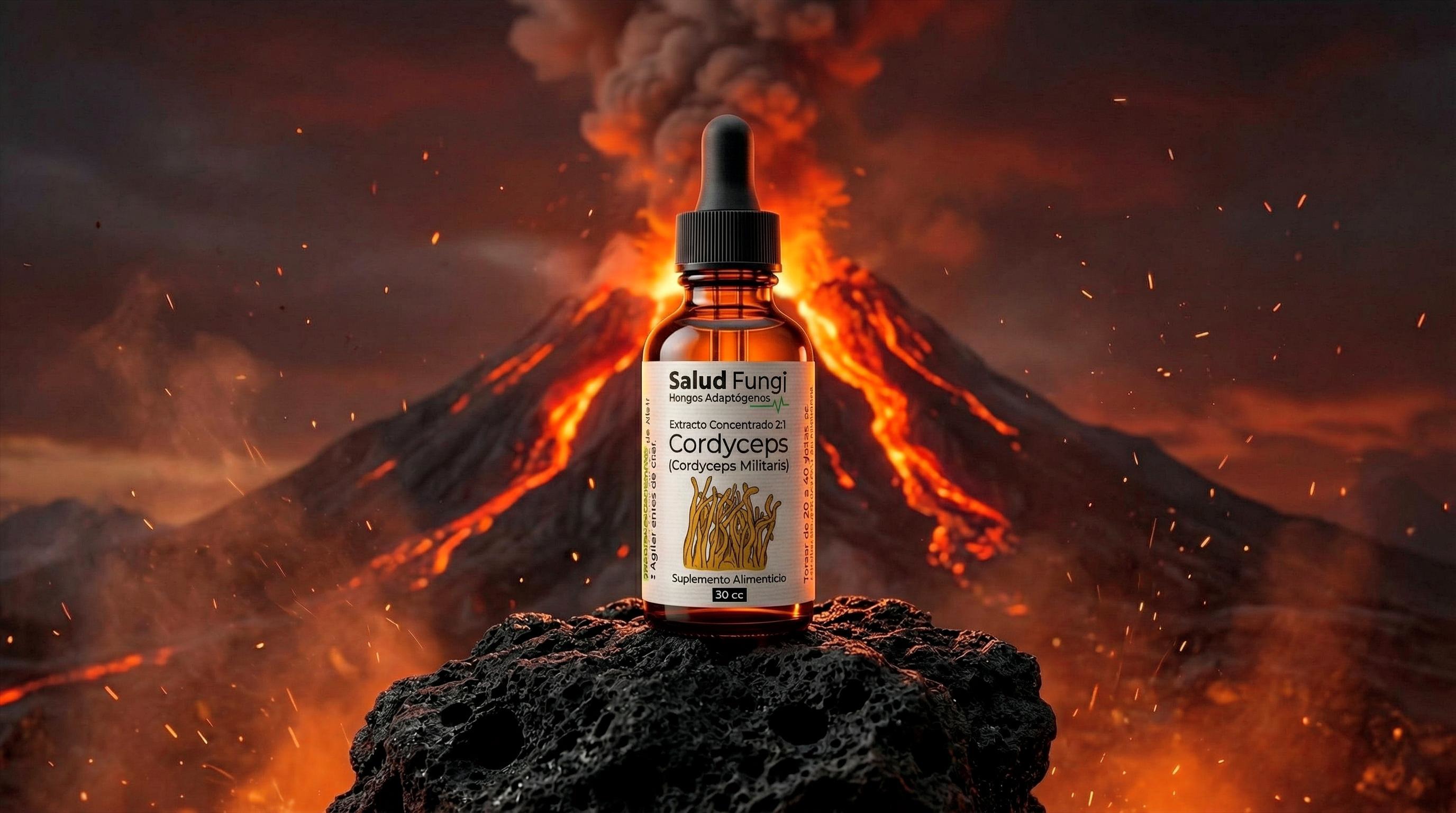 Cordyceps en el volcán
